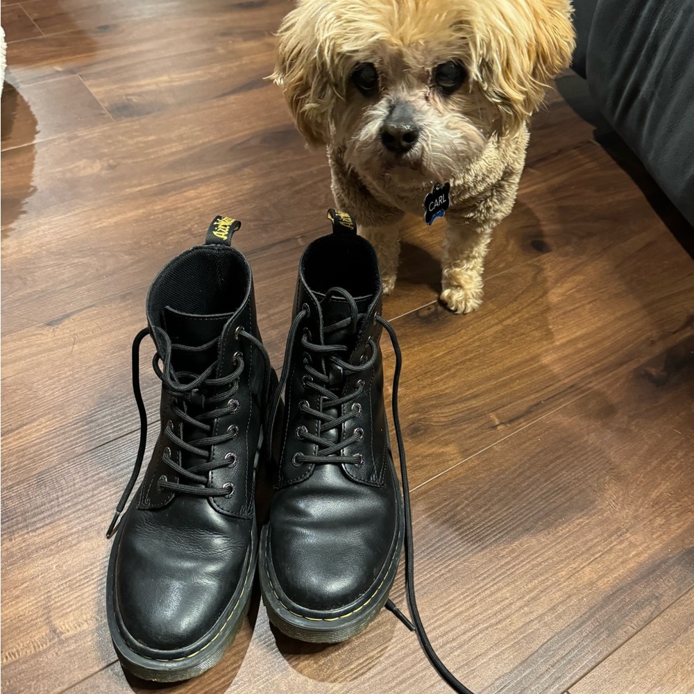 Women's Dr. Martens Combat Boots Luana Black Size 8